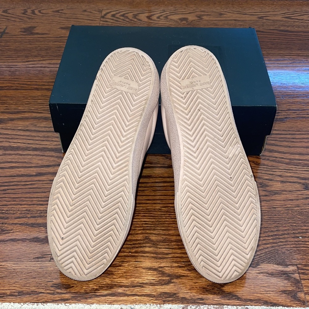 Saint Laurent EG Shell Alpha Lace UP Sneakers - Picture 6 of 9